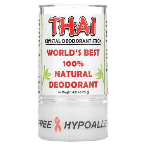 Thai Deodorant Stone, 타이 크리스탈 데오드란트 스틱, 120G 4.25OZ)