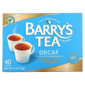 Barrys Tea, 디카페인 블렌드, 티백 40 개, 4.4 oz 125 g)