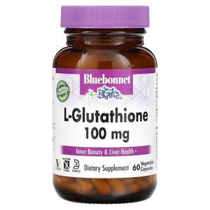 블루보넷 뉴트리션 Bluebonnet Nutrition, L 글루타티온, 100mg, 60 베지 캡슐
