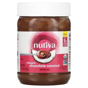 누티바 Nutiva, 오가닉 초콜릿 코코넛 스프레드, 326G 11.5OZ)
